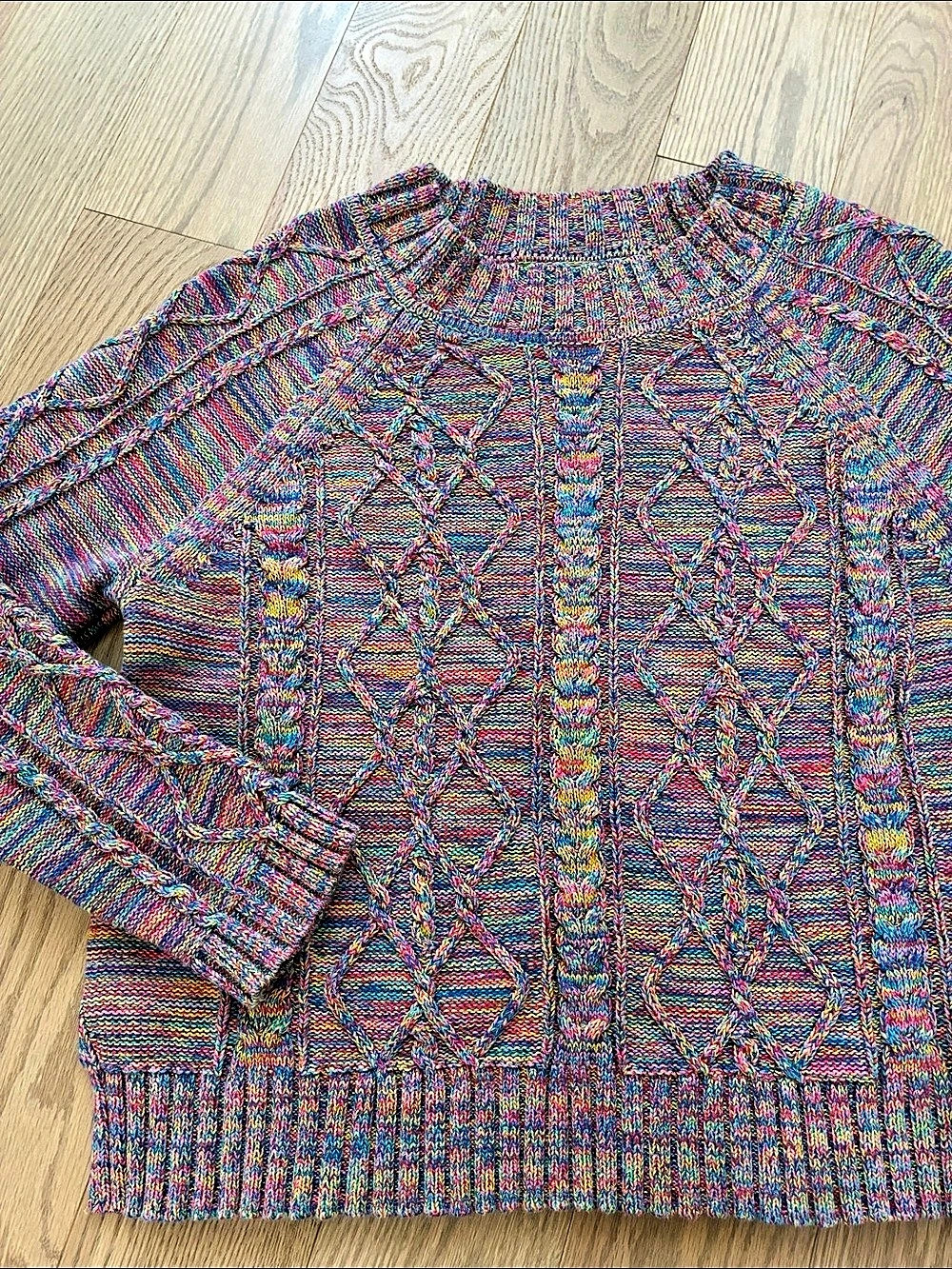 🌈 Chandail GAP en tricot multicolore